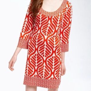 Diane Von Furstenberg vintage 100% silk dress size 8